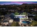Two-story home, pool, sports court and mountain views at 30017 N 60Th St, Cave Creek, AZ 85331