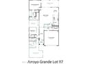 Open floor plan showcasing a spacious kitchen, large great room, and sizable Primary suite with walk-in closet at 1180 E Ridgerock St, Casa Grande, AZ 85122