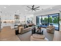 Open concept living area with kitchen, dining, and backyard views at 4511 N 38Th Pl, Phoenix, AZ 85018
