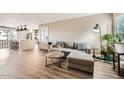 Open concept living room with a kitchen view at 4950 N Miller Rd # 210, Scottsdale, AZ 85251