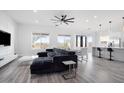 Spacious living area with hardwood floors and modern furniture at 47970 N Navidad Ct, Gold Canyon, AZ 85118