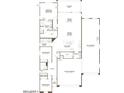 Open floor plan with spacious great room, large kitchen, and three bedrooms at 44049 W Palo Nuez St, Maricopa, AZ 85138