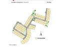 Aerial view of community showing home lot locations and street layout at 18144 W Tanglewood Dr, Goodyear, AZ 85338