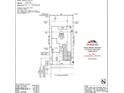 Tuscan model home plan showing dimensions and placement on lot at 11011 E Texas Ave, Mesa, AZ 85212