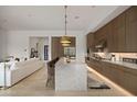 Bright kitchen with marble countertops and open floorplan at 23491 N 125Th Pl, Scottsdale, AZ 85255