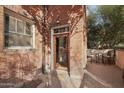 Private patio with brick flooring and seating at 304 W Roosevelt St # 102, Phoenix, AZ 85003