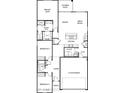 One-story floor plan, 3 bedrooms, 2 baths, 2 car garage at 3403 E Audrey Dr, San Tan Valley, AZ 85143