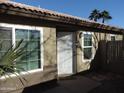 Front entrance with white door and side windows at 1435 S Spartan St, Gilbert, AZ 85233