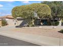 Charming home with lush landscaping and a welcoming entrance at 14408 W Corral Dr, Sun City West, AZ 85375