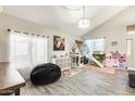 ' playroom with built-in play structure and beanbag chair at 3610 N 106Th Ave, Avondale, AZ 85392