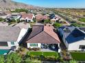 Aerial view of house, backyard, and community at 20363 W Coolidge St, Buckeye, AZ 85396