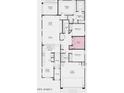 Open floor plan with 4 bedrooms, 2 baths, and a 2-car garage. Includes a study and outdoor living space at 12221 W Lonesome Trl, Peoria, AZ 85383