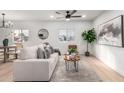 Bright living room with light walls and modern furniture at 1031 S 98Th St, Mesa, AZ 85208