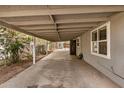 Covered carport with concrete flooring at 4033 N 14Th Pl, Phoenix, AZ 85014