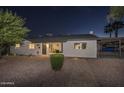 Updated single-story home with a walkway to the front door at 8227 E Hubbell St, Scottsdale, AZ 85257