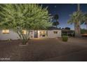 Charming single-story home with a well-manicured front yard at 8227 E Hubbell St, Scottsdale, AZ 85257