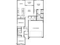 One-story floor plan with 3 bedrooms, 2 baths, and a 2-car garage at 9108 N 174Th Ln, Waddell, AZ 85355