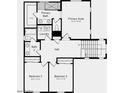 Upper floor plan featuring primary suite, bedrooms, and bathrooms at 14652 W Sand Hills Rd, Surprise, AZ 85387