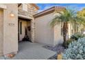 Front entry with stone accents and a security door at 4531 E Jude Ln, Gilbert, AZ 85298