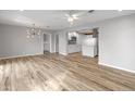 Spacious living room featuring hardwood floors and an open concept design at 7443 E Taylor St, Scottsdale, AZ 85257