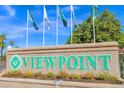 Viewpoint community entrance sign with lush landscaping at 8700 E University Dr # 3505, Mesa, AZ 85207