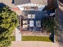 Overhead view of a relaxing patio area at 45 E Woodward Dr, Phoenix, AZ 85004