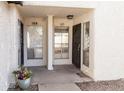 Condo exterior showing entrance to units 165 and 166 at 1051 S Dobson Rd # 165, Mesa, AZ 85202