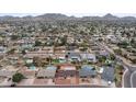 Aerial view showing the property's location in a residential neighborhood at 3815 E Cortez St, Phoenix, AZ 85028