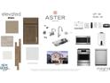 Image displays the coordinated home finishes for Aster Union Park's elevated style at 2444 W Rowel Rd, Phoenix, AZ 85085