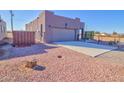 New construction home with a spacious driveway and side yard at 3015 W Paraiso Dr, Eloy, AZ 85131