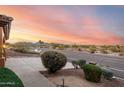 Landscaped front yard with mountain and neighborhood views at 15639 E Palomino Blvd, Fountain Hills, AZ 85268