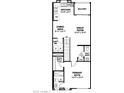 Upper level floor plan featuring primary suite, kitchen, and balcony at 2830 W Eagle Talon Rd, Phoenix, AZ 85085