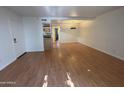 Bright and spacious living room with wood flooring at 740 W Elm St # 119, Phoenix, AZ 85013