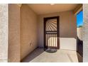 Front entry with a decorative security door and tiled flooring at 790 W Jardin Dr, Casa Grande, AZ 85122