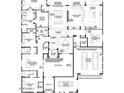 Detailed floor plan showcasing a large living area and multiple bedrooms at 31023 N 117Th Dr, Peoria, AZ 85383