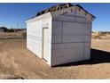 New construction home exterior, side view of the house at 3730 N Maya Rd, Eloy, AZ 85131