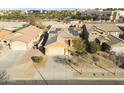 Single-story house with solar panels, viewed from above at 11386 W Buchanan St, Avondale, AZ 85323