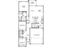 One-story floor plan with 3 bedrooms and 2 car garage at 16029 W Desert Hollow Dr, Surprise, AZ 85387