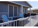 Relaxing patio with fire pit and comfortable seating at 2206 S Ellsworth Rd # 72B, Mesa, AZ 85209