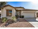 Single-story home with attractive landscaping and a two-car garage at 4795 E Bellerive Dr, Chandler, AZ 85249