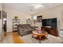 Spacious living room with hardwood floors and ample natural light at 4795 E Bellerive Dr, Chandler, AZ 85249