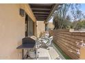 Private patio with grill and seating area at 28429 N 101St Pl, Scottsdale, AZ 85262