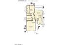 1151 sq ft floor plan, 2 bed, 2 bath, 2 car garage at 3056 E Palm Beach Dr, Chandler, AZ 85249