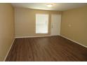 Living room with wood-look floors at 1340 N Recker Rd # 243, Mesa, AZ 85205