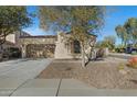 Single-story home with attached garage and desert landscaping at 29798 N 121St Dr, Peoria, AZ 85383