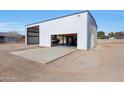 Spacious detached garage with ample space for vehicles and storage at 7528 N 185Th Ave, Waddell, AZ 85355