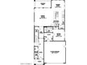 First floor plan showcasing kitchen, dining, great room and garage at 2060 N Woodburne Pl, Chandler, AZ 85224