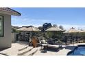 Spacious patio with pool and mountain views at 2305 Fox Tail --, Carefree, AZ 85377