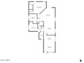 Floor plan showing a 3 bedroom, 2 bath home at 2716 W Allens Peak Dr, San Tan Valley, AZ 85144