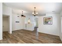 Bright living room with hardwood floors and recessed lighting at 1328 E Binner Dr, Chandler, AZ 85225